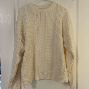 2 for $20 NWOT Cozy Cream Cable Knit Sweater